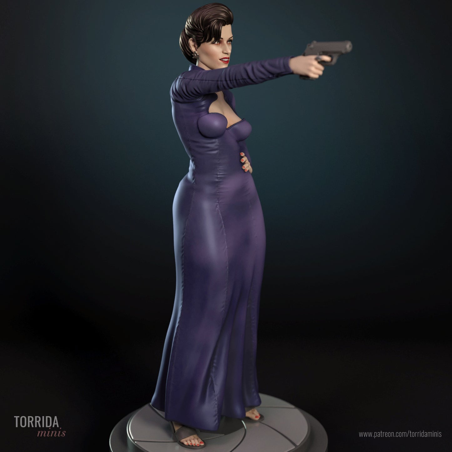 Xenia Onatopp Sculpture(75mm to 500mm) - Unassembled/Unpainted/3D Print