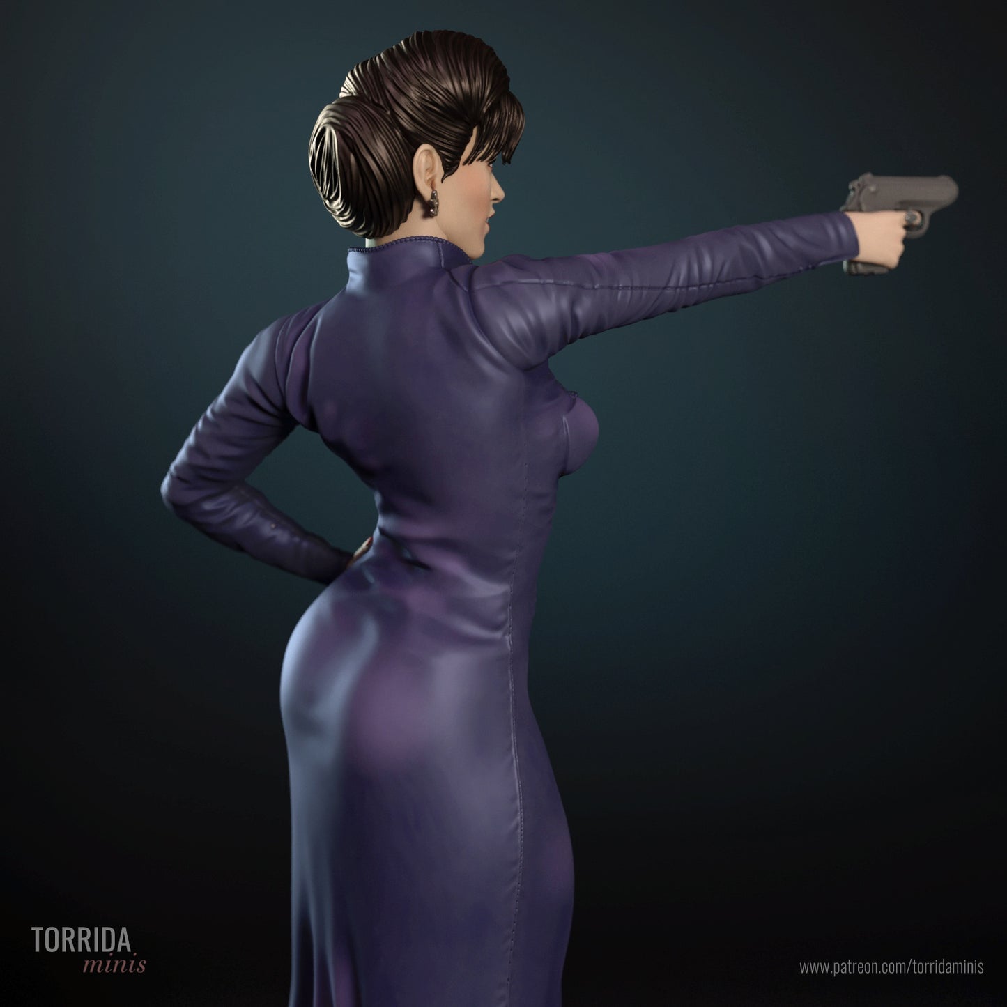 Xenia Onatopp Sculpture(75mm to 500mm) - Unassembled/Unpainted/3D Print