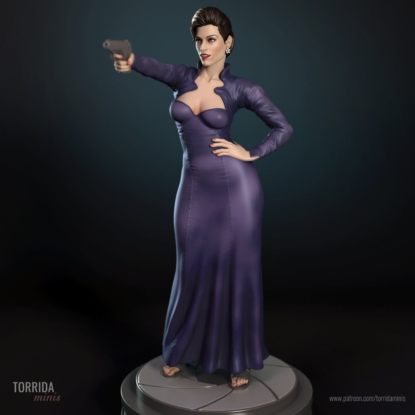 Xenia Onatopp Sculpture(75mm to 500mm) - Unassembled/Unpainted/3D Print