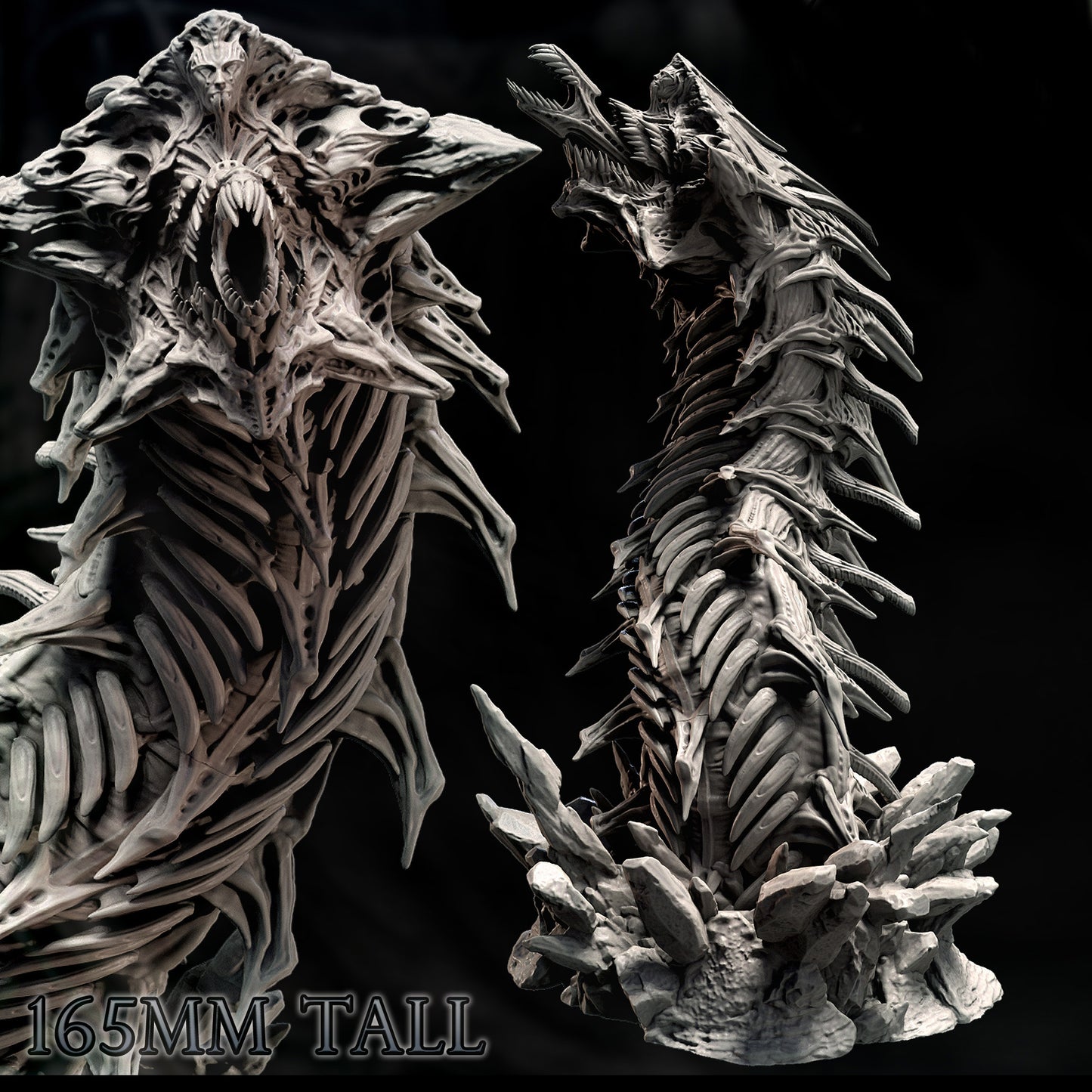 Xeno Crawler - Pose 2 - Alien Dragon/Space Dragon - Spelljammers - by Mini Monster Mayhem- Tabletop RPG Miniature - Roleplaying 3D Printed Fantasy Mini