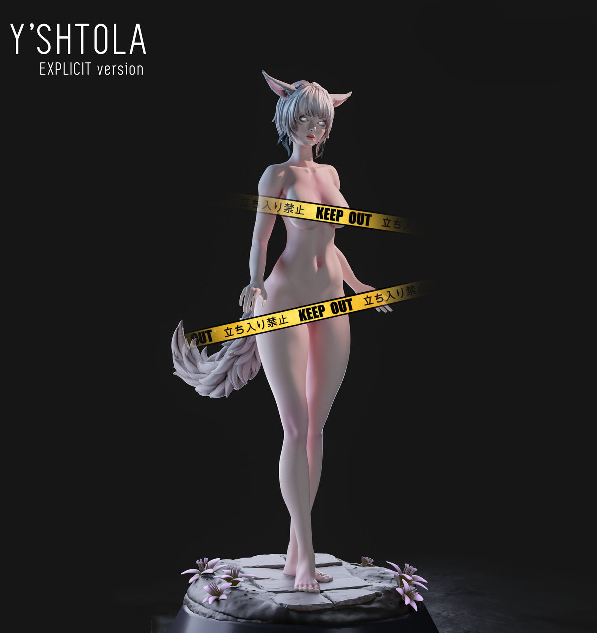 Y'shtola SFW/NSFW Sculpture(75mm to 500mm) - Unassembled/Unpainted/3D Print