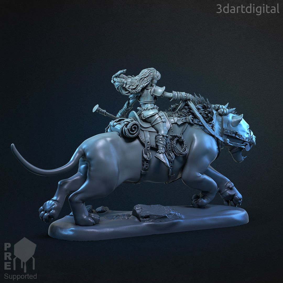 Ygris Jotun-Gutter on Whitemane - by 3DartDigital- Tabletop RPG Miniature - Roleplaying 3D Printed Fantasy Mini