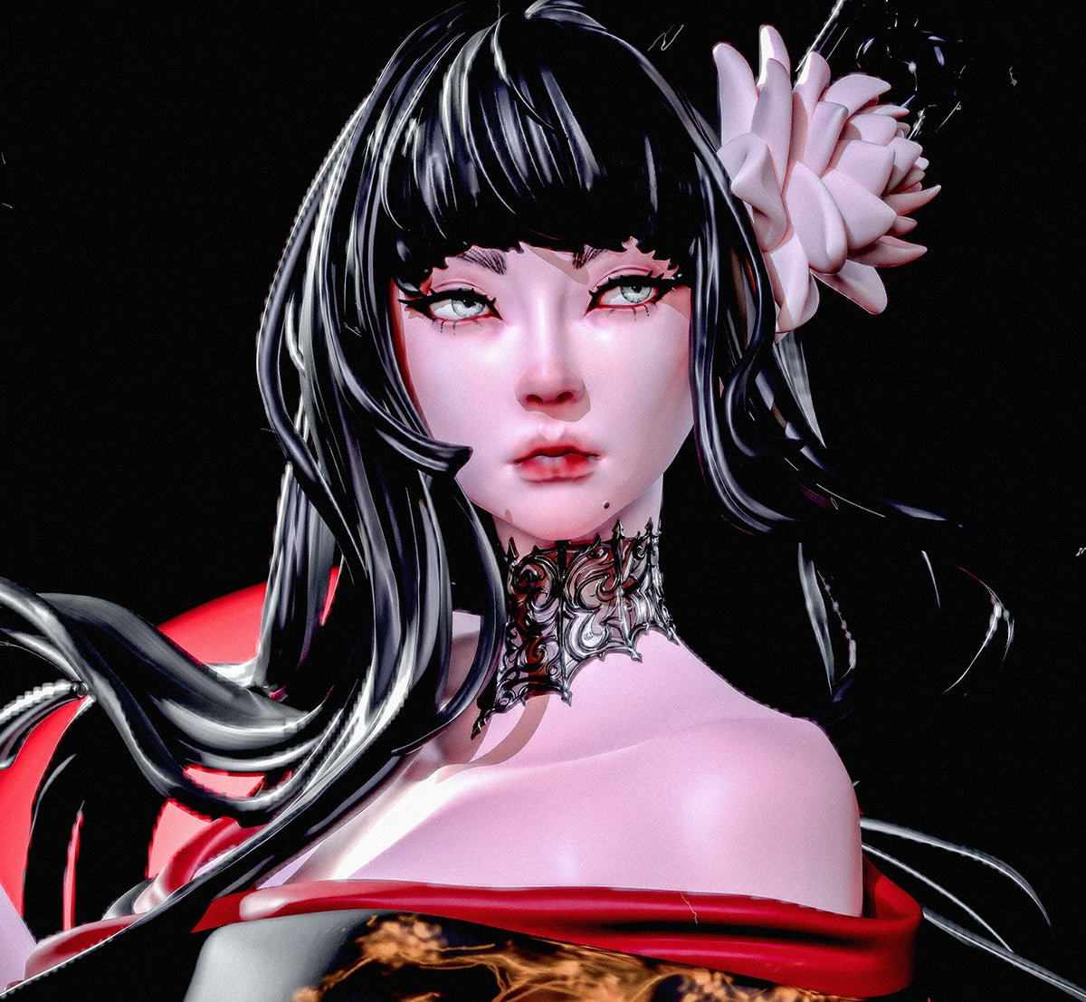 Yotsuyu SFW/NSFW Sculpture(75mm to 500mm) - Unassembled/Unpainted/3D Print