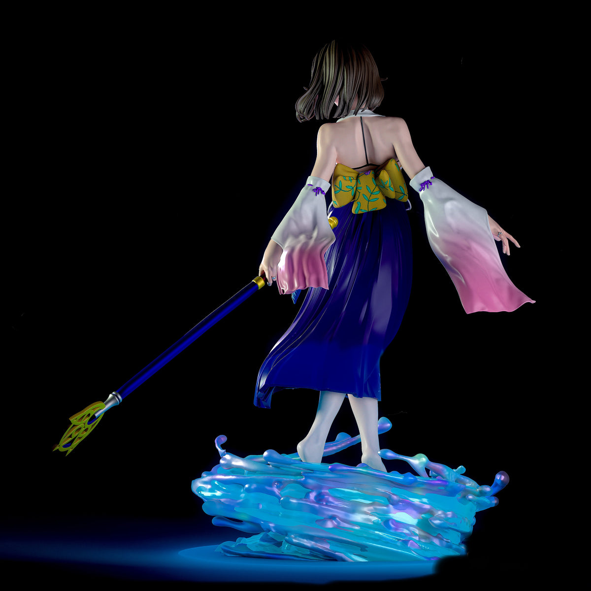 Yuna FFVII SFW/NSFW Sculpture(75mm to 500mm) - Unassembled/Unpainted/3D Print
