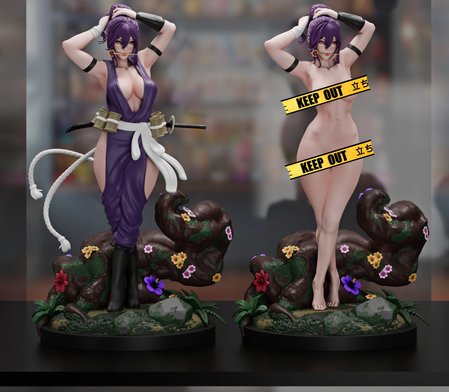 Yuzuriha Sculpture (75mm to 500mm) - Unassembled/Unpainted/3D Print