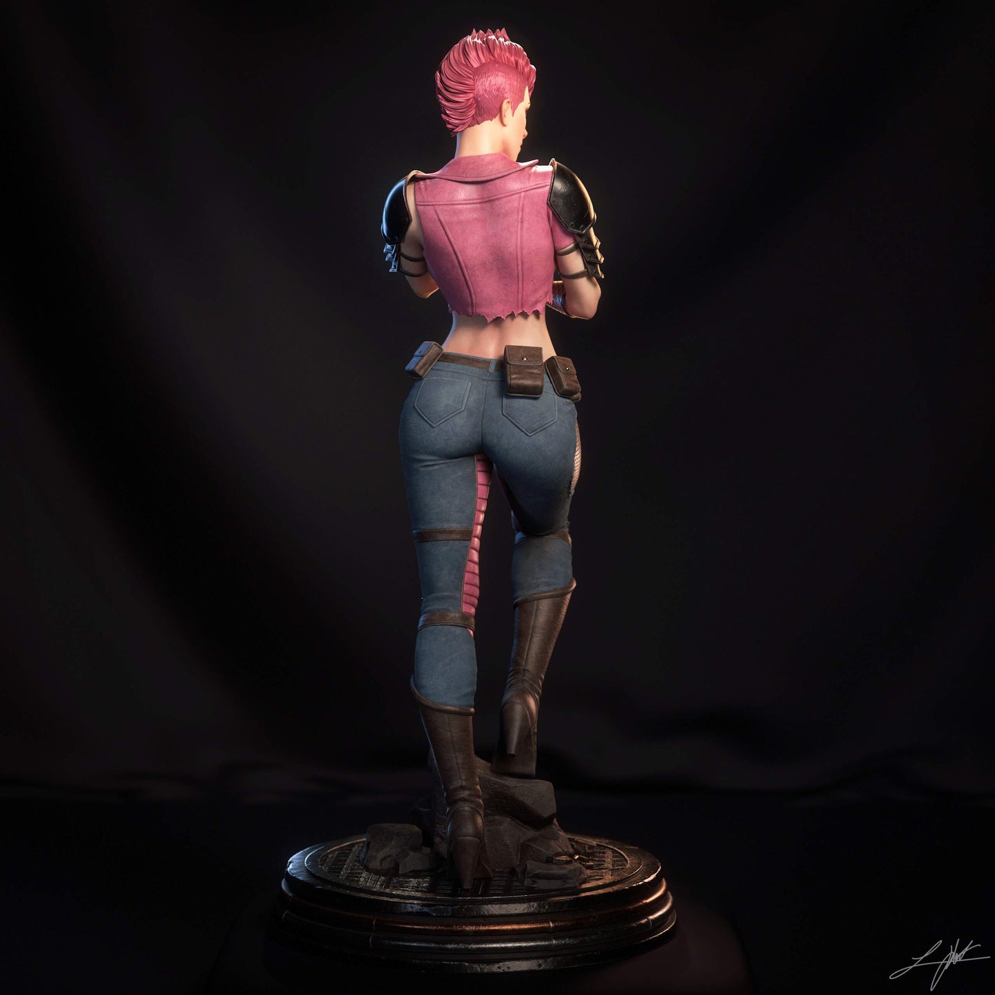 Zarana Sculpture (75mm to 500mm) - Unassembled/Unpainted/3D Print