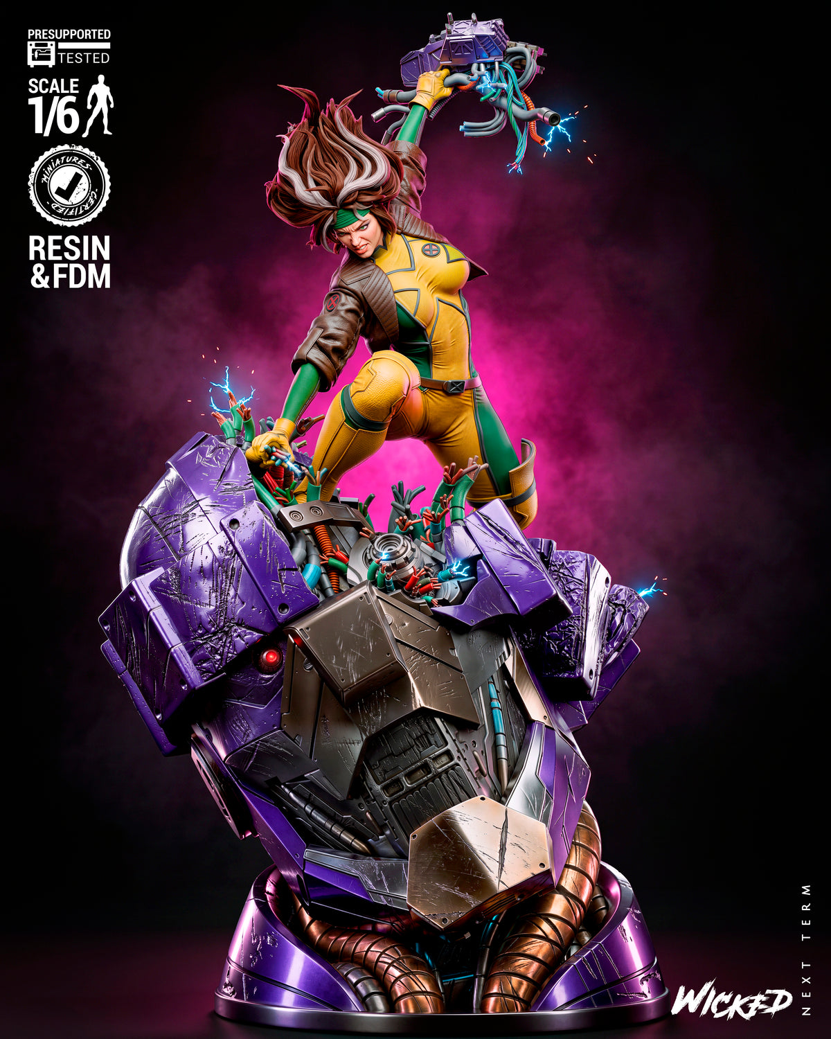 Rogue V2 Sculpture (75mm to 500mm) - Unassembled/Unpainted/3D Print