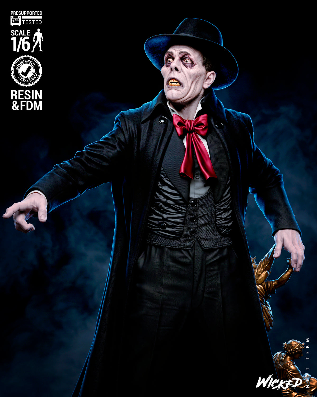 Phantom of the Opera Sculpture (75mm to 500mm) - Unassembled/Unpainted/3D Print