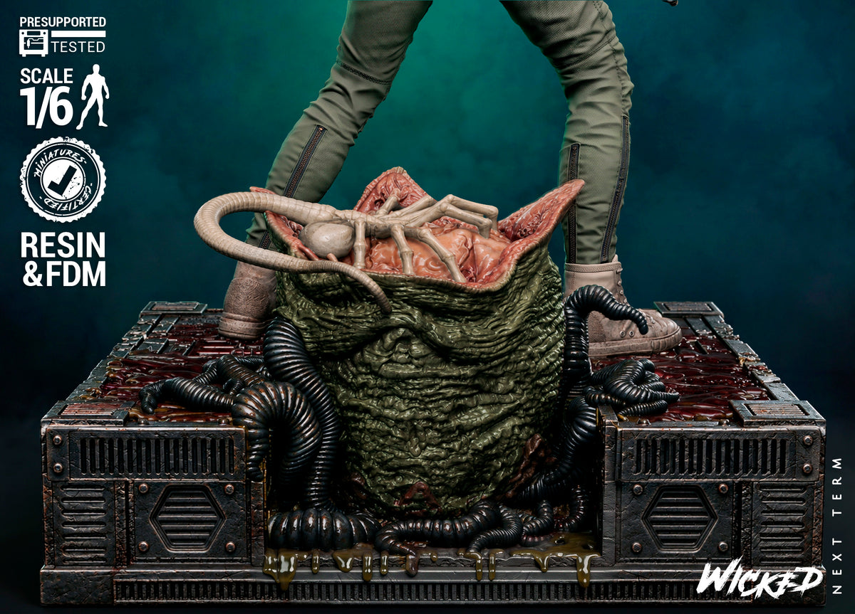 Amanda Ripley Alien: Isolation Sculpture (75mm to 500mm) - Unassembled/Unpainted/3D Print