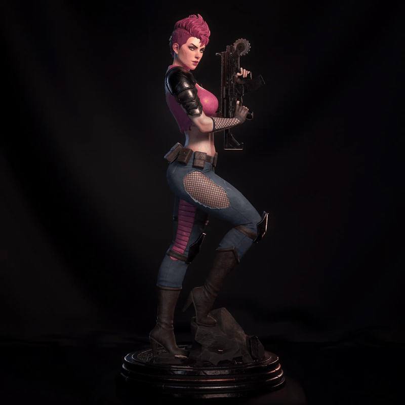 Zarana Sculpture (75mm to 500mm) - Unassembled/Unpainted/3D Print