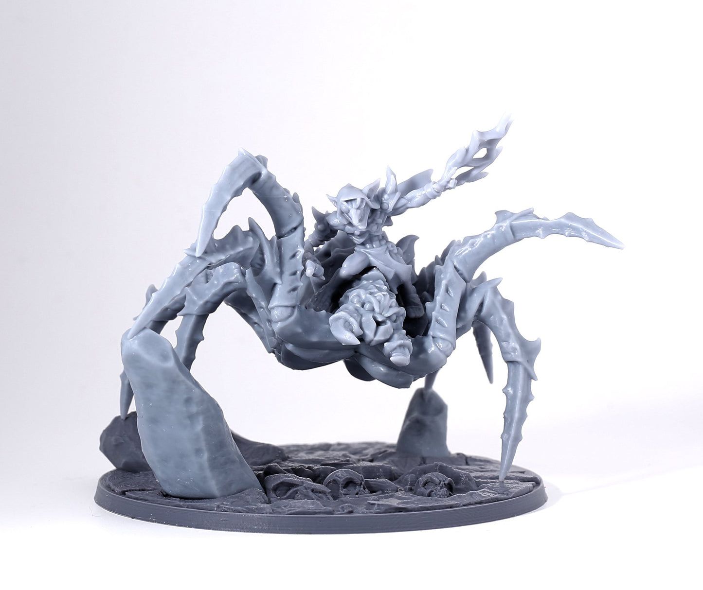 ZipZaap on Dread SkullSpider - Goblin Spider Rider - by Artisan Guild - Tabletop RPG Miniature - Roleplaying 3D Printed Fantasy Mini