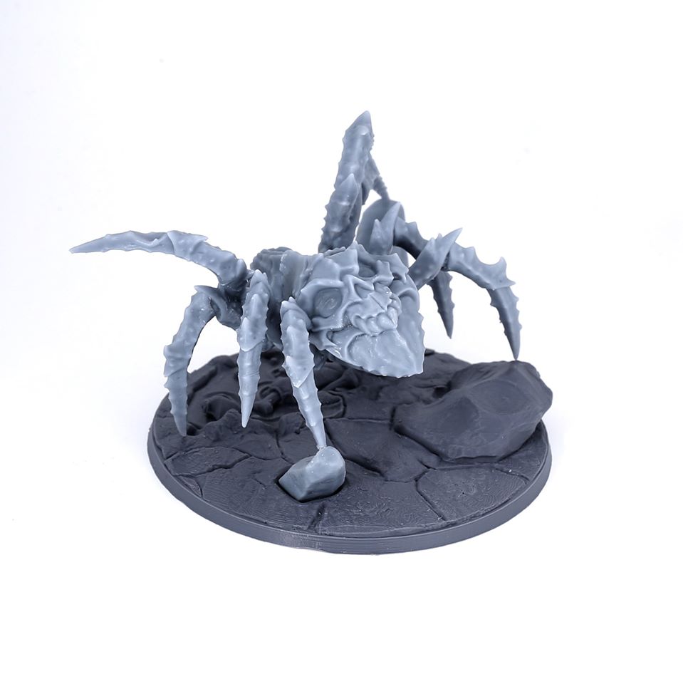 ZipZaap on Dread SkullSpider - Goblin Spider Rider - by Artisan Guild - Tabletop RPG Miniature - Roleplaying 3D Printed Fantasy Mini