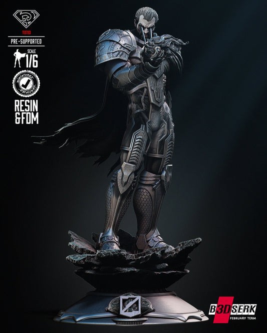 General Zod Sculpture - DC Universe - Villain - by B3Dserk Studion - Tabletop RPG Miniature - Roleplaying 3D Printed Fantasy Mini