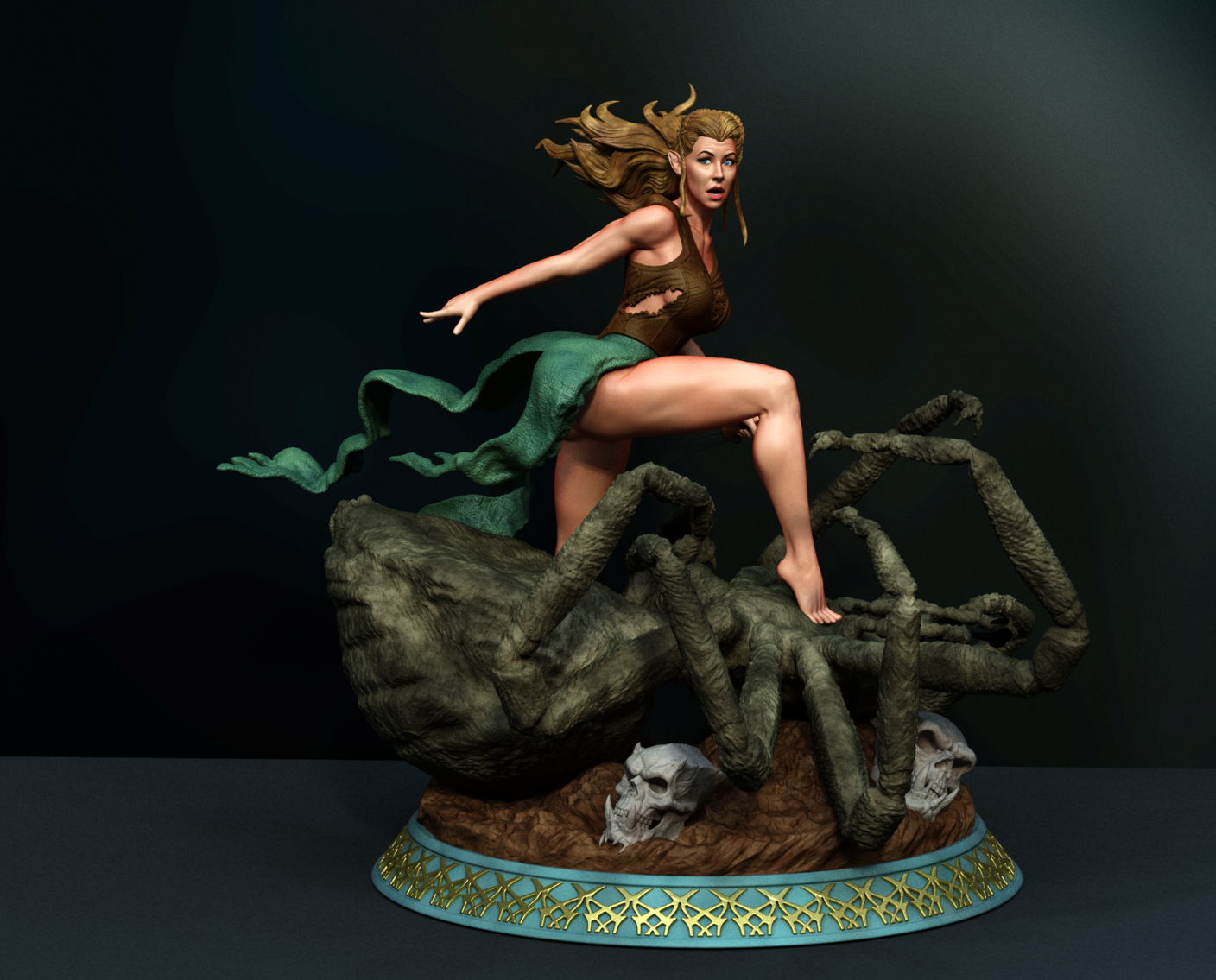 Tauriel The Elf SFW/NSFW Sculpture(75mm to 500mm) - Unassembled/Unpainted/3D Print