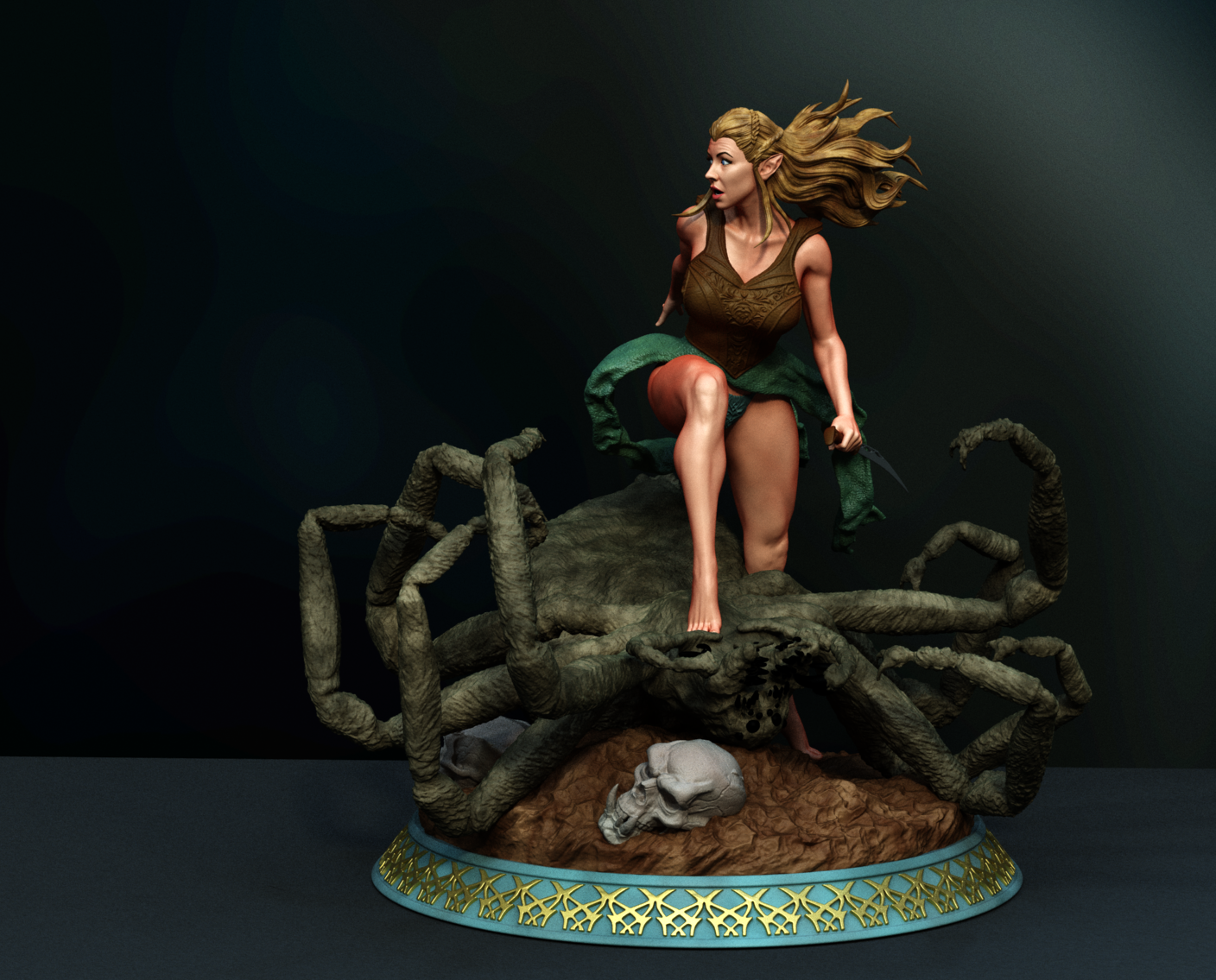 Tauriel The Elf SFW/NSFW Sculpture(75mm to 500mm) - Unassembled/Unpainted/3D Print