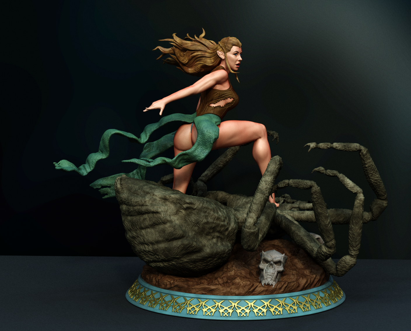 Tauriel The Elf SFW/NSFW Sculpture(75mm to 500mm) - Unassembled/Unpainted/3D Print