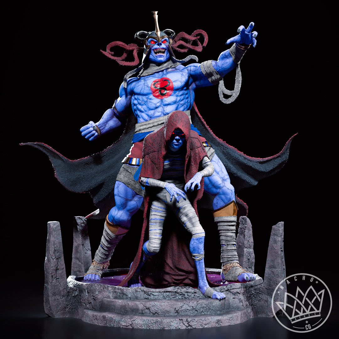 Mumm-Ra Sculpture (75mm to 500mm) - Unassembled/Unpainted/3D Print