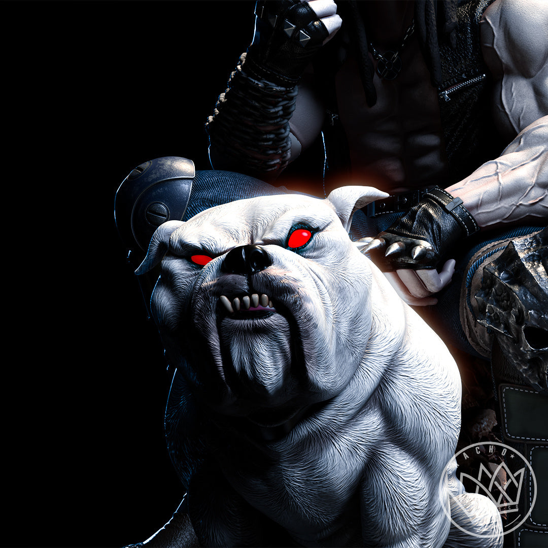 Lobo and Dawg Sculpture (75mm to 500mm) - Unassembled/Unpainted/3D Print