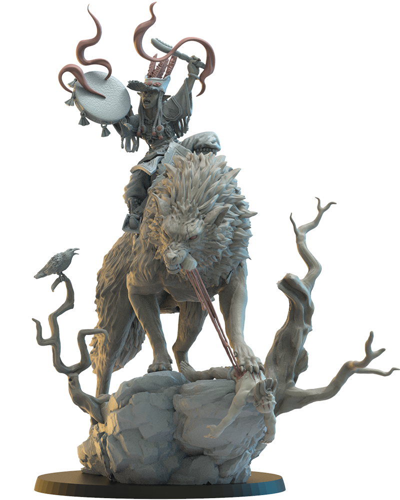 Abijiya, Mother Shaman on чoho - Hobgoblin - TTRPG - Wargaming - Dungeons and Dragons