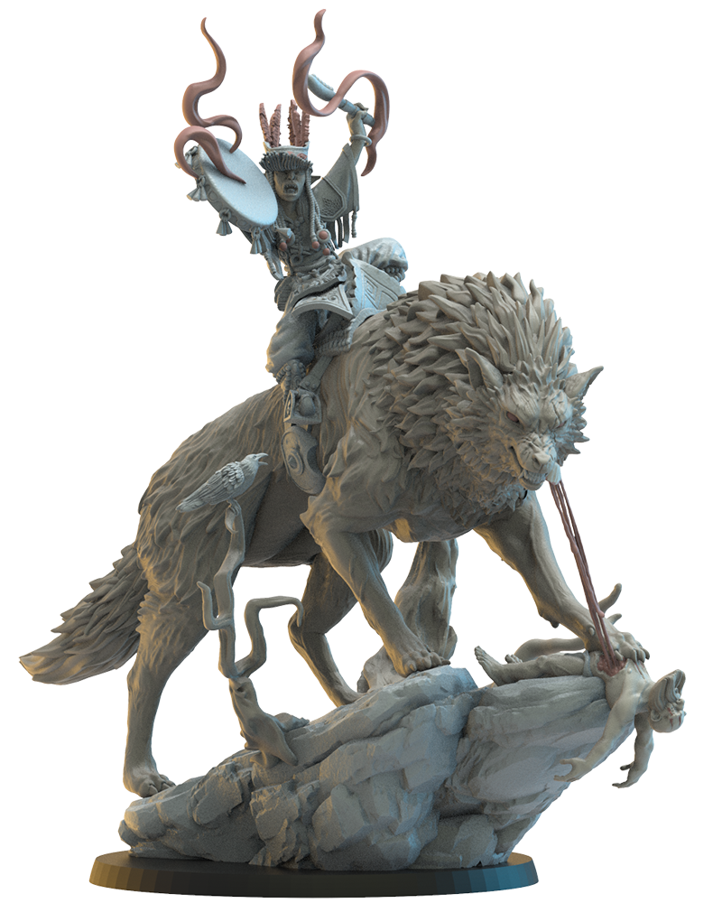 Abijiya, Mother Shaman on чoho - Hobgoblin - TTRPG - Wargaming - Dungeons and Dragons