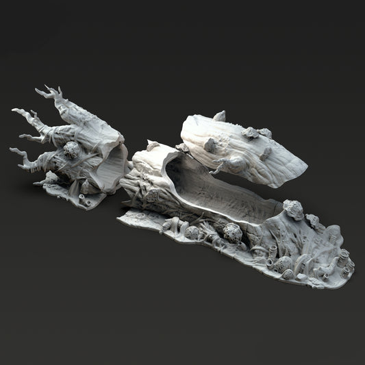 Alien Hives Large Terrain - Alien Terrain/ Construct/Wargaming/GrimDark/ Compatible with Warhammer 40K - by One Page Rules- Tabletop RPG Miniature - Roleplaying 3D Printed Fantasy Mini