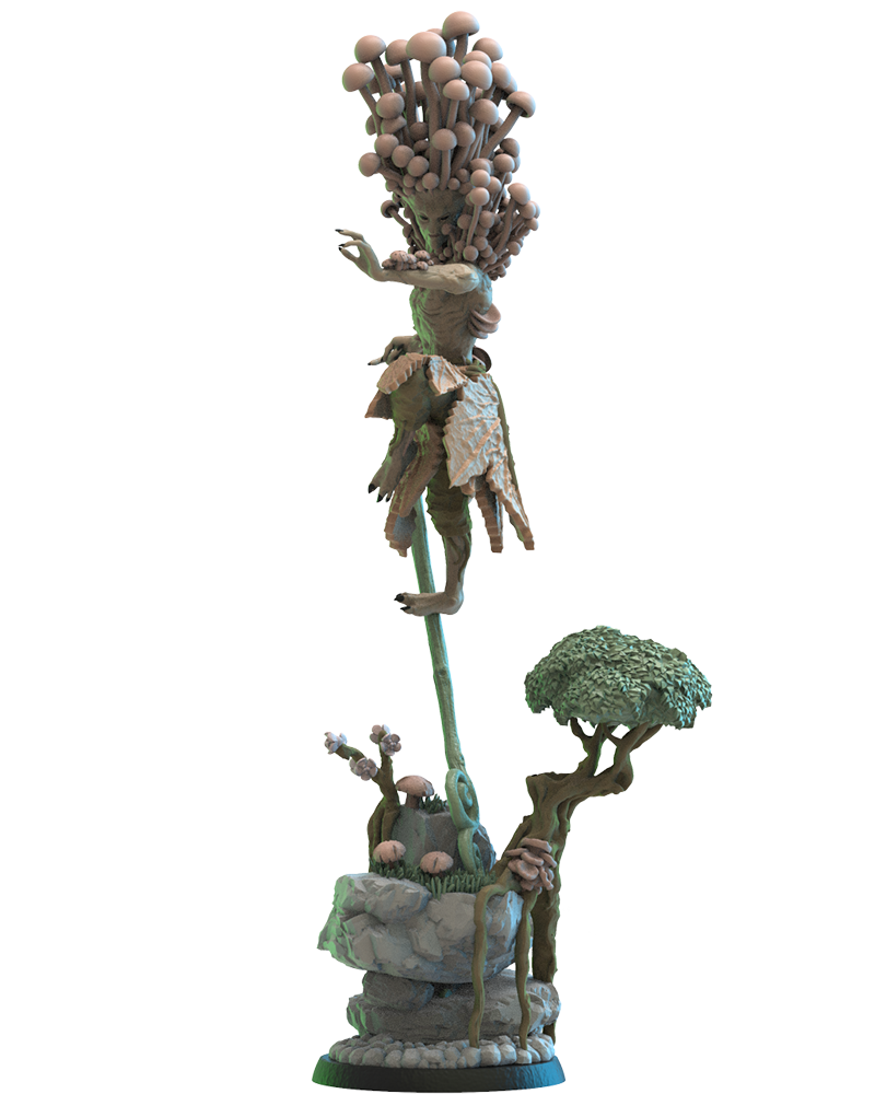 Aki, Shaolin Hero - Wood Elves - TTRPG - Wargaming - Dungeons and Dragons