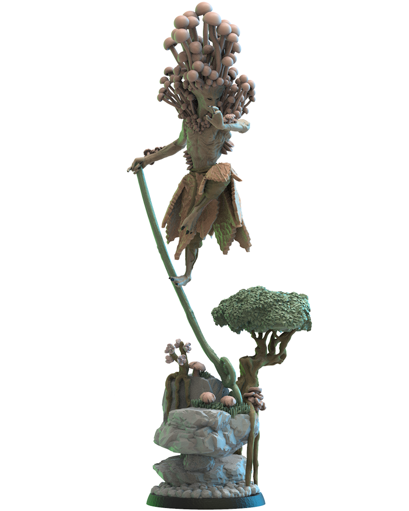 Aki, Shaolin Hero - Wood Elves - TTRPG - Wargaming - Dungeons and Dragons