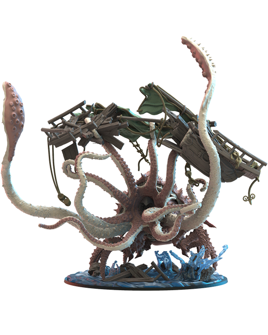 Akkorokamui, le Dévoreur des mers - Elfes de la nuit - JDR - Wargaming - Donjons et Dragons