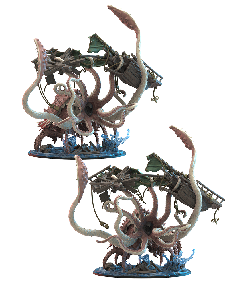 Akkorokamui, Sea Swallower - Night Elves - TTRPG - Wargaming - Dungeons and Dragons