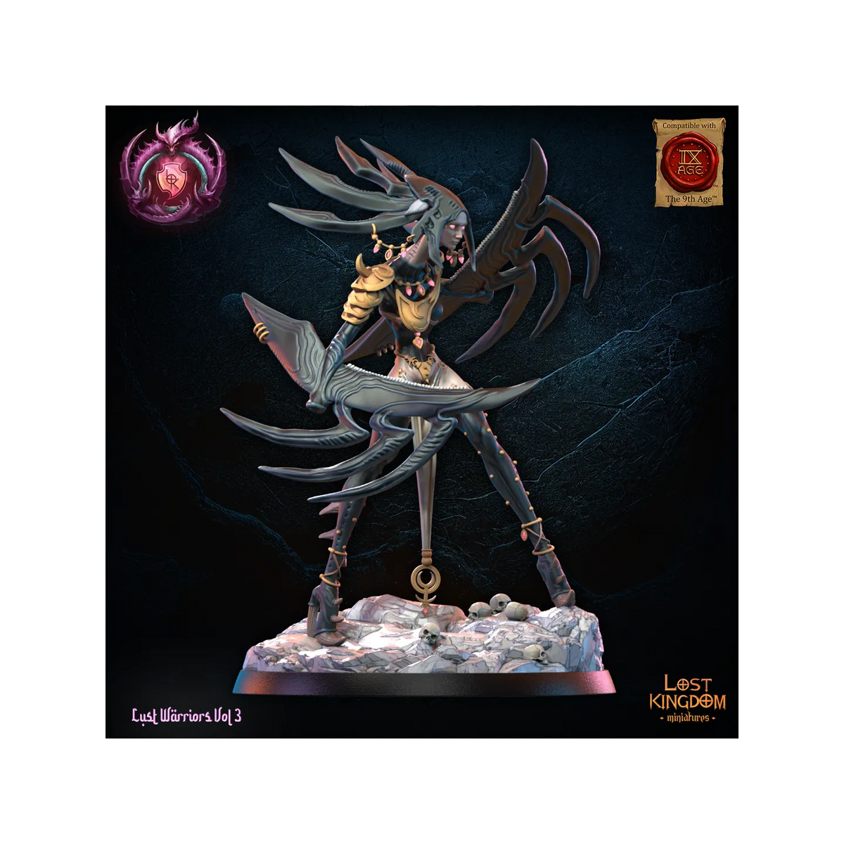 Alize, Lust Princess - Lust Warriors - TTRPG - Wargaming - Dungeons and Dragons