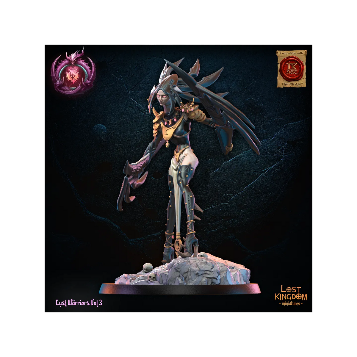 Alize, Lust Princess - Lust Warriors - TTRPG - Wargaming - Dungeons and Dragons