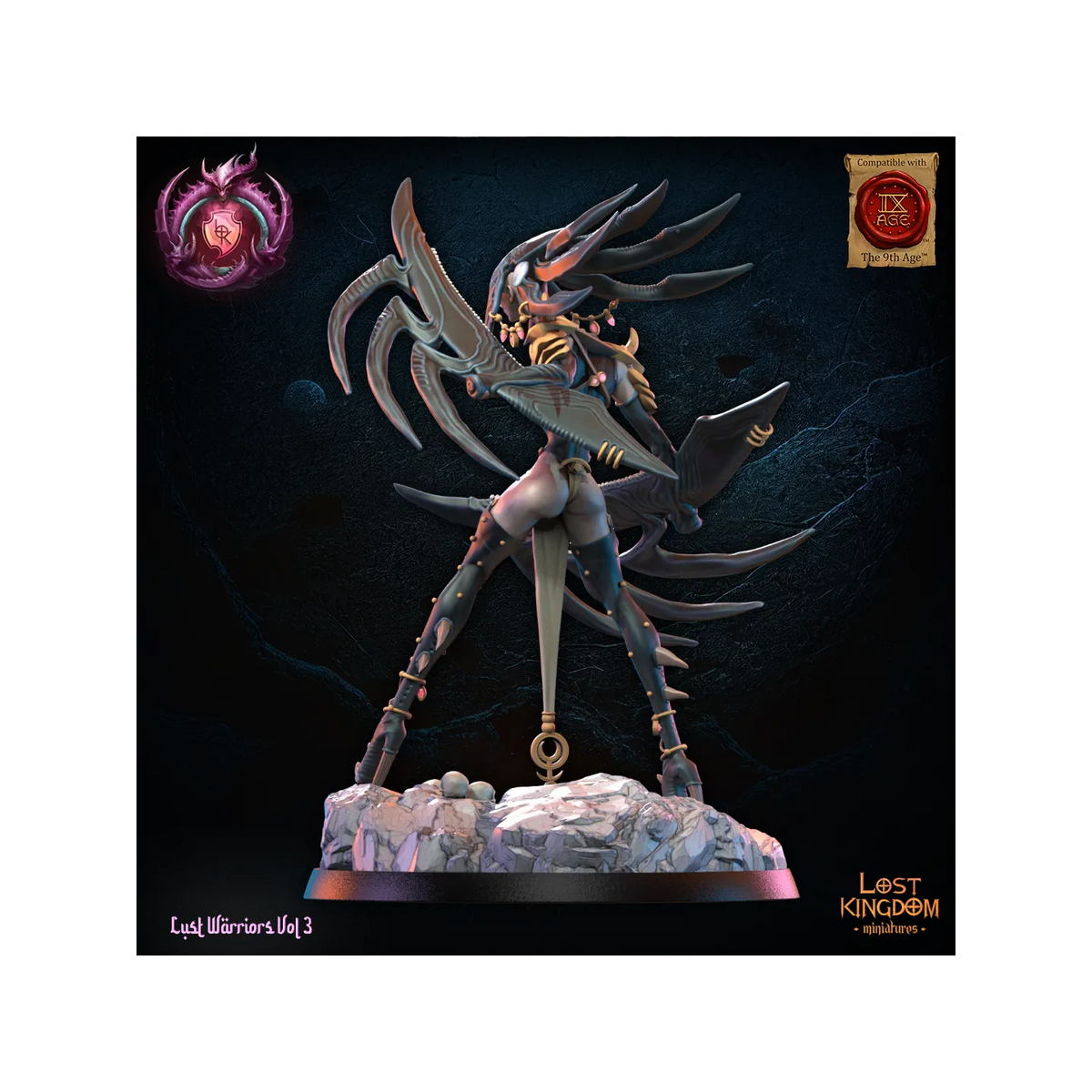 Alize, Lust Princess - Lust Warriors - TTRPG - Wargaming - Dungeons and Dragons