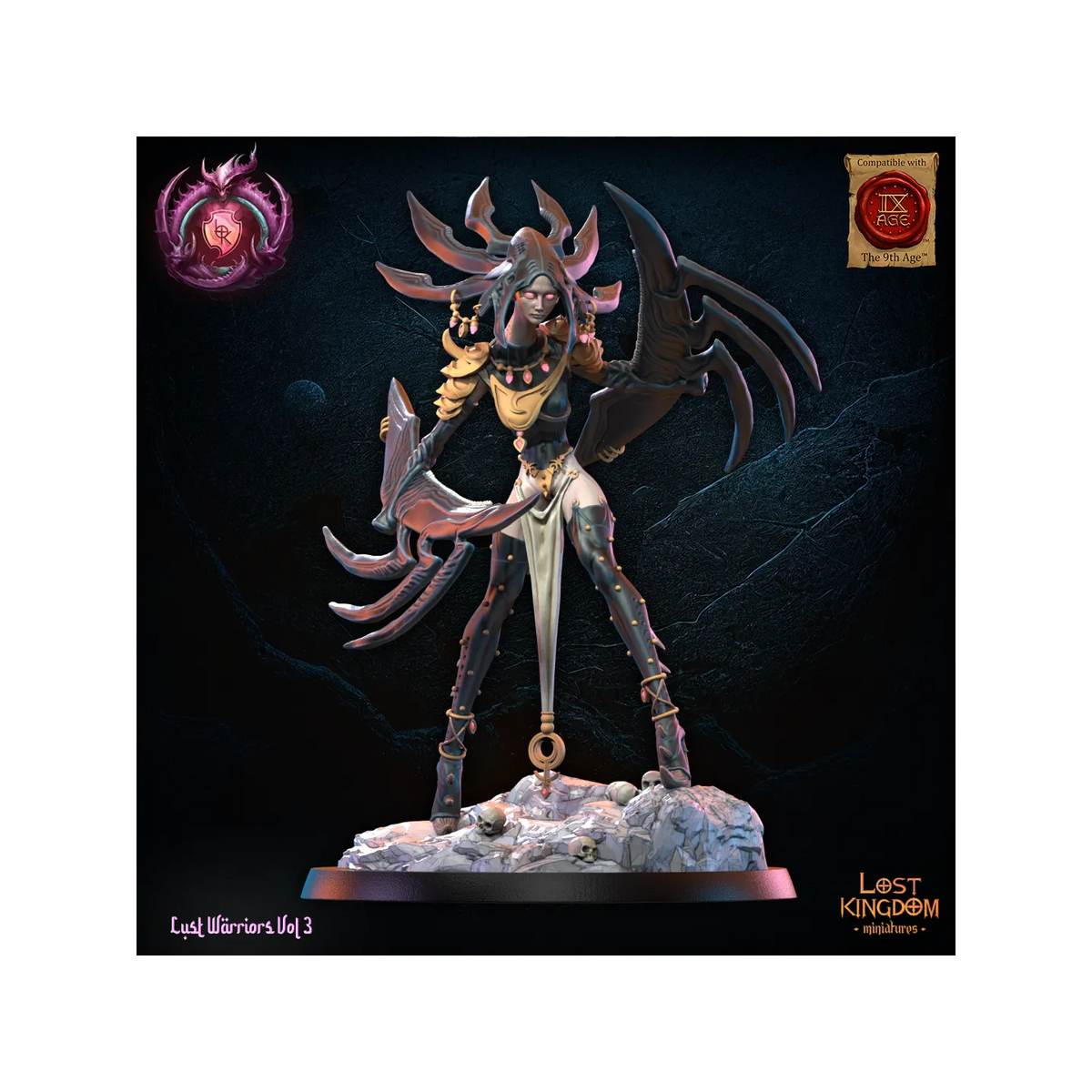 Alize, Lust Princess - Lust Warriors - TTRPG - Wargaming - Dungeons and Dragons