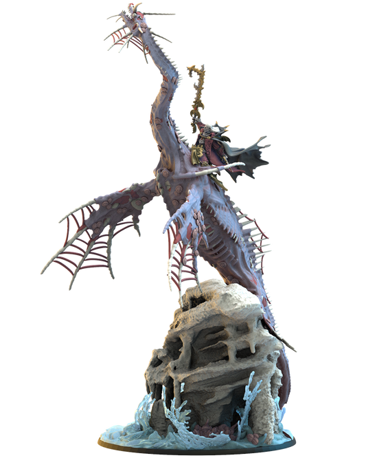 Alucard on Zombie Sea Dragon - Vampire Pirate - Undead - TTRPG - Wargaming - Mordheim - Dungeons and Dragons