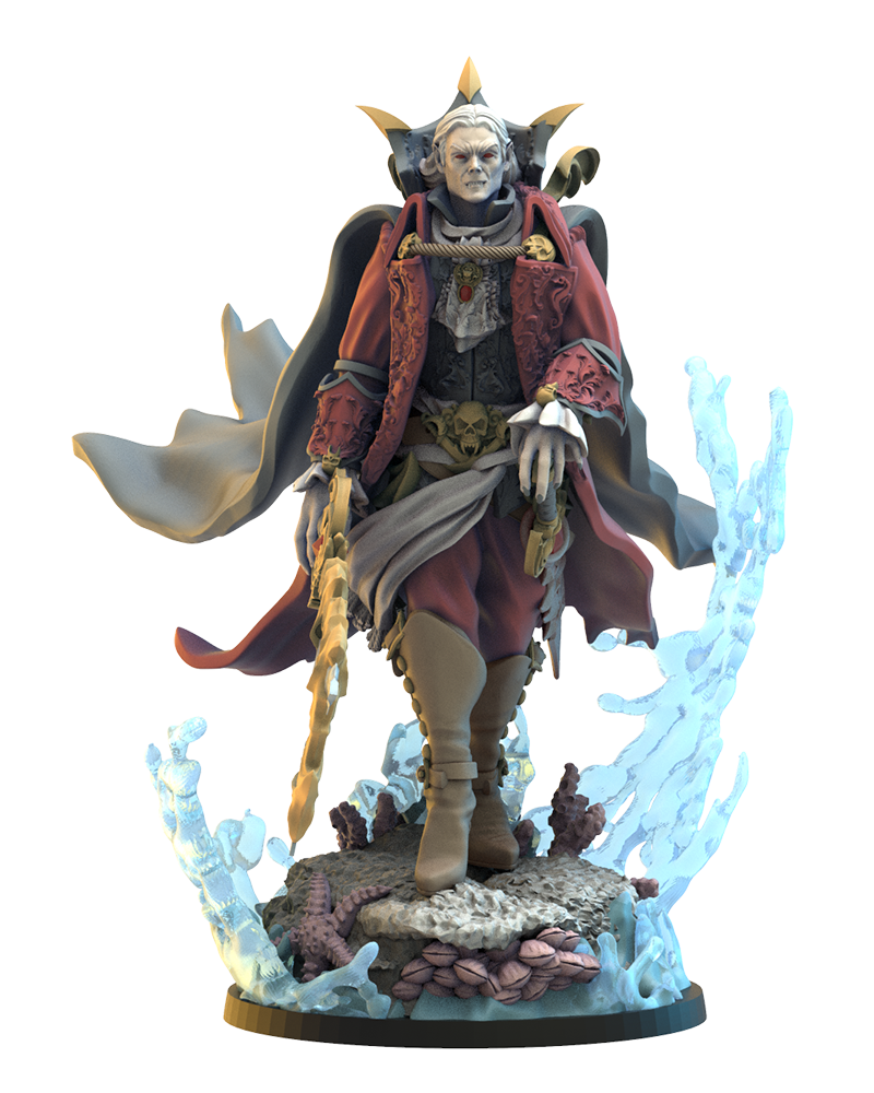 Alucard "The Deep" Acheron - Vampire - Pirate - TTRPG - Wargaming - Dungeons and Dragons