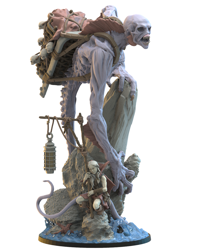 Antonette, the Headligh & Trench collector - Undead Pirates - TTRPG - Wargaming - Dungeons and Dragons