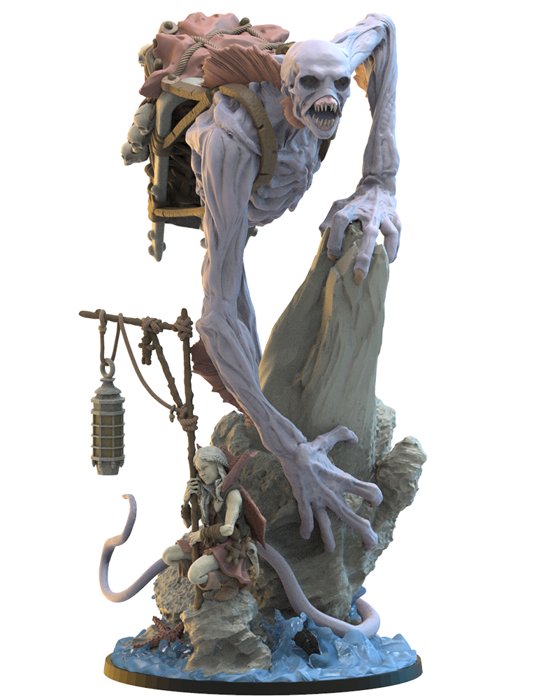 Antonette, the Headligh & Trench collector - Undead Pirates - TTRPG - Wargaming - Dungeons and Dragons