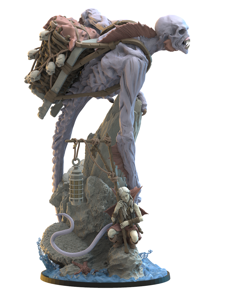 Antonette, the Headligh & Trench collector - Undead Pirates - TTRPG - Wargaming - Dungeons and Dragons