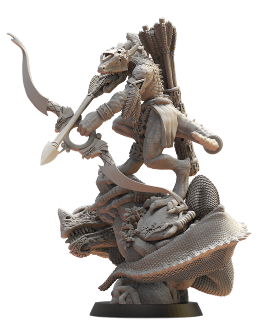 Atlacoya the Sunarcher -  Lizard-Men - TTRPG - Wargaming - Dungeons and Dragons