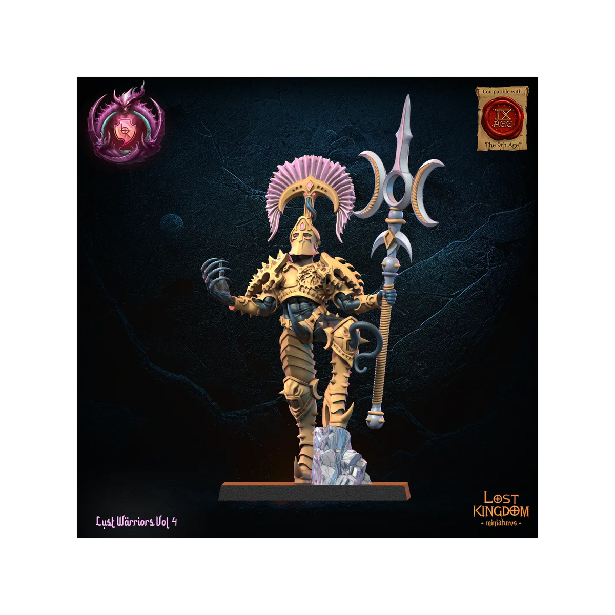 Aurenis, Lust Chosen Lord - Lust Warriors - TTRPG - Wargaming - Dungeons and Dragons