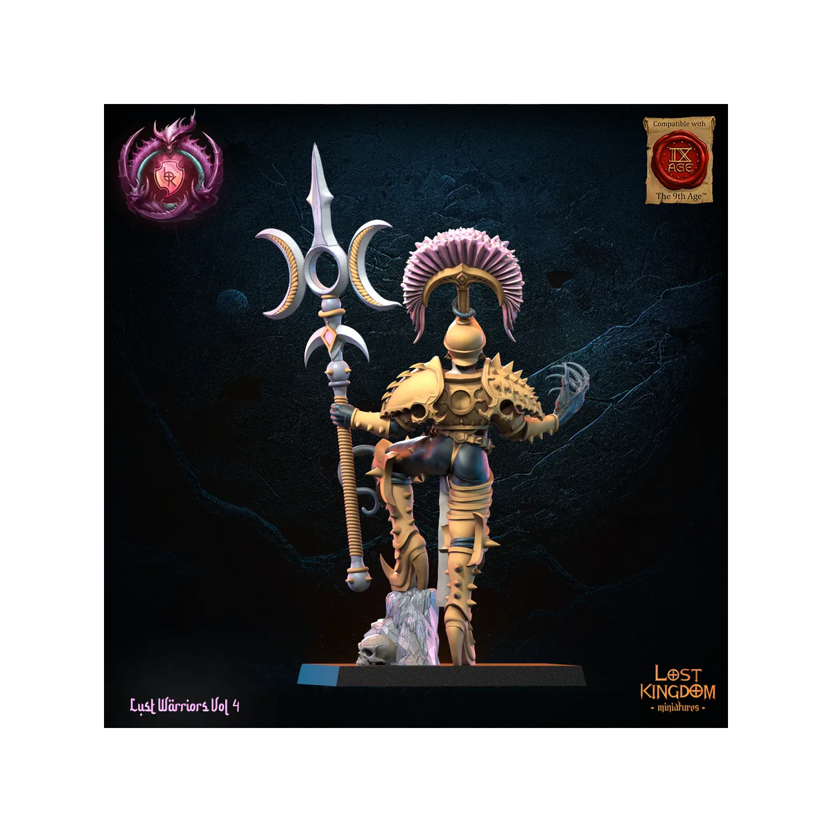 Aurenis, Lust Chosen Lord - Lust Warriors - TTRPG - Wargaming - Dungeons and Dragons