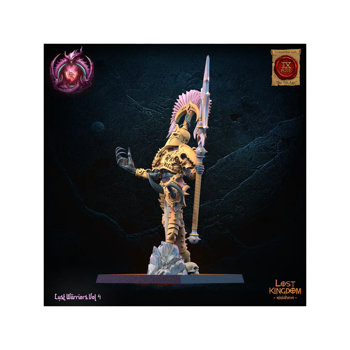 Aurenis, Lust Chosen Lord - Lust Warriors - TTRPG - Wargaming - Dungeons and Dragons