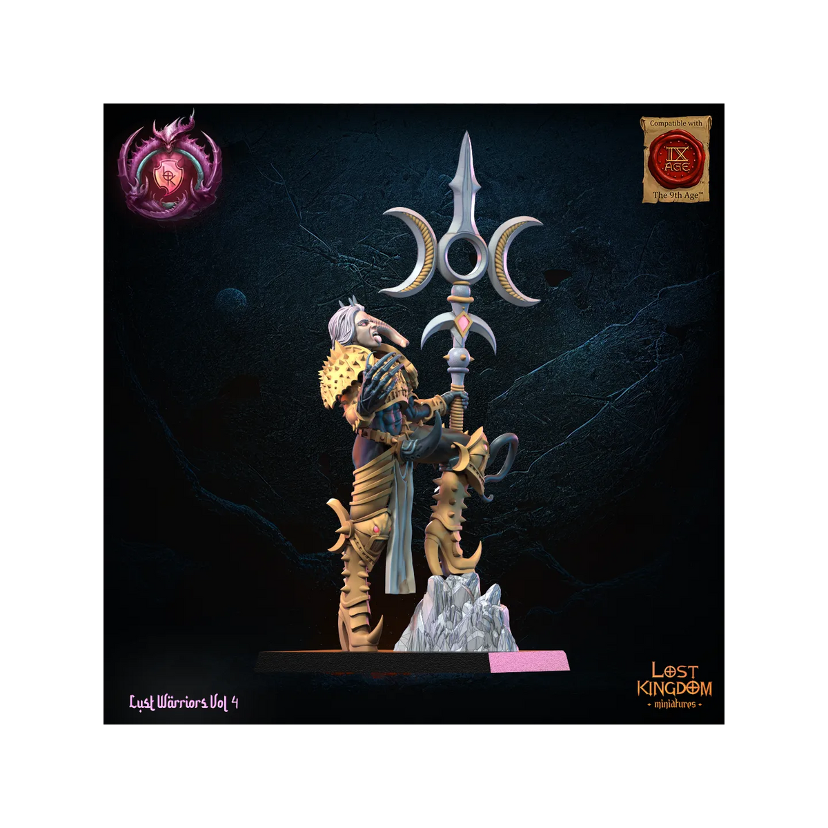 Aurenis, Lust Chosen Lord - Lust Warriors - TTRPG - Wargaming - Dungeons and Dragons