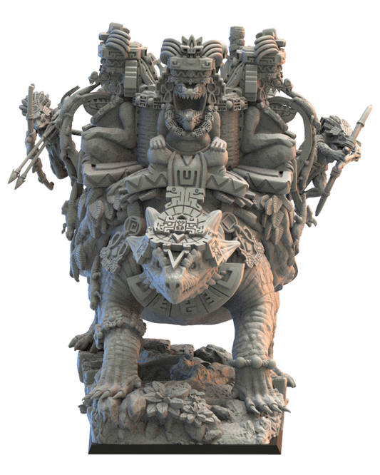 Ayokalotl with Tekuetl Swarm - Lizard-Men - TTRPG - Wargaming - Dungeons and Dragons