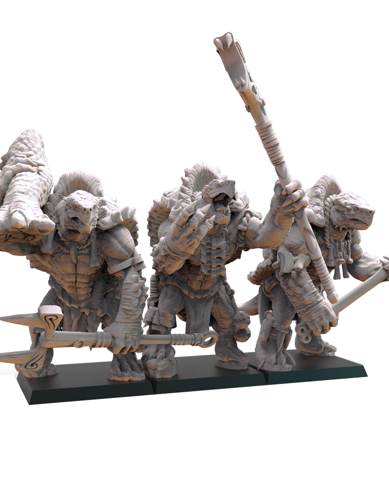 Ayotl Unit (x3)by Lost Kingdom - TTRPG - Wargaming - Dungeons and Dragons