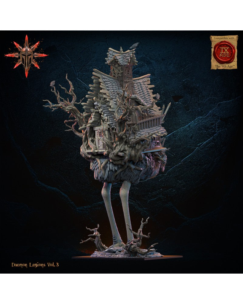 Baba Jaga, Daemon Witch on Horror Bird - Demonic Legion - TTRPG - Wargaming - Mordheim - Dungeons and Dragons