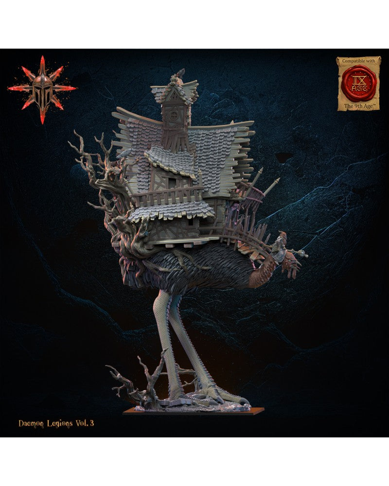 Baba Jaga, Daemon Witch on Horror Bird - Demonic Legion - TTRPG - Wargaming - Mordheim - Dungeons and Dragons