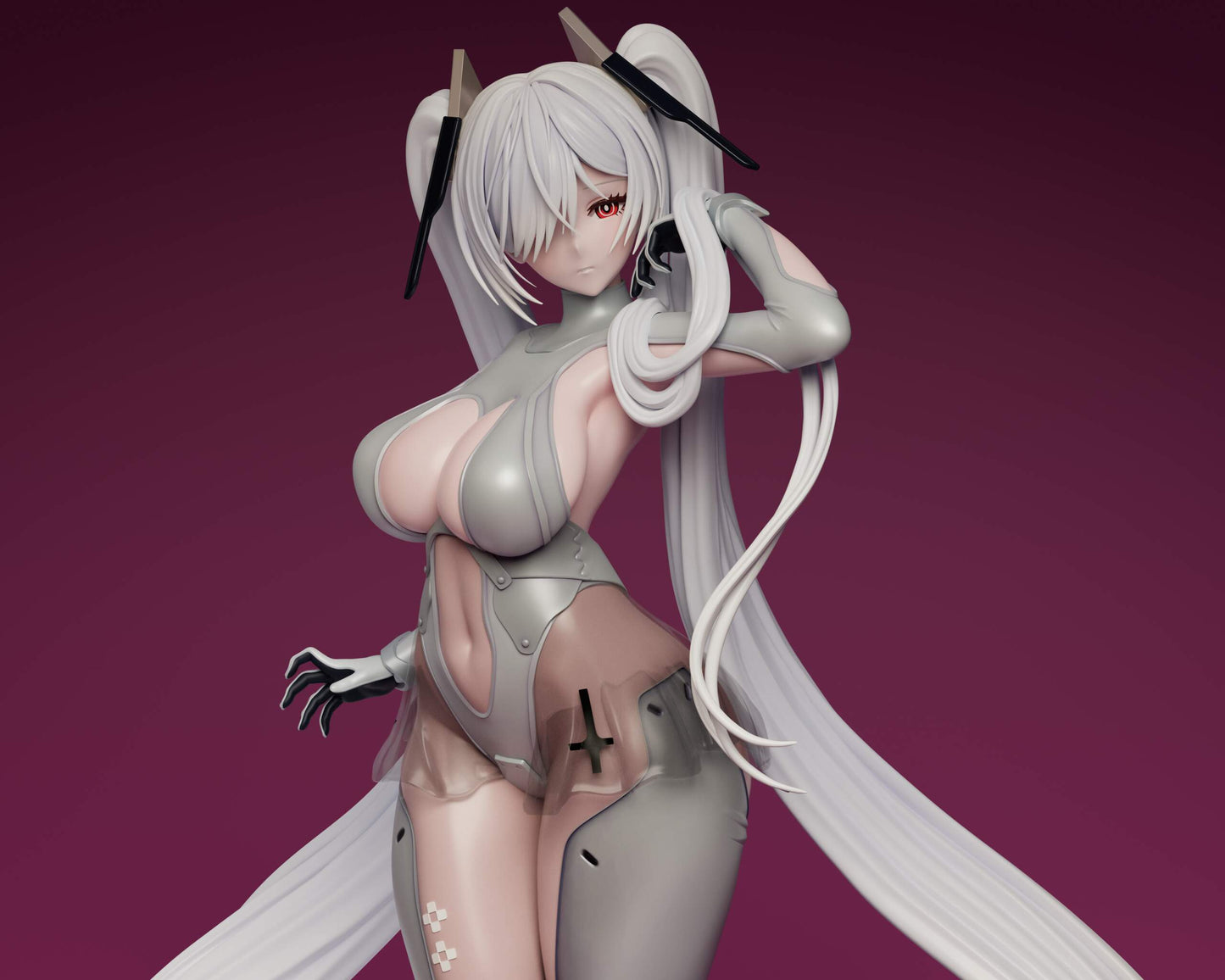 Cinderella Goddess of Victory: NIKKE Sculpture (75mm to 500mm) - Unassembled/Unpainted/3D Print