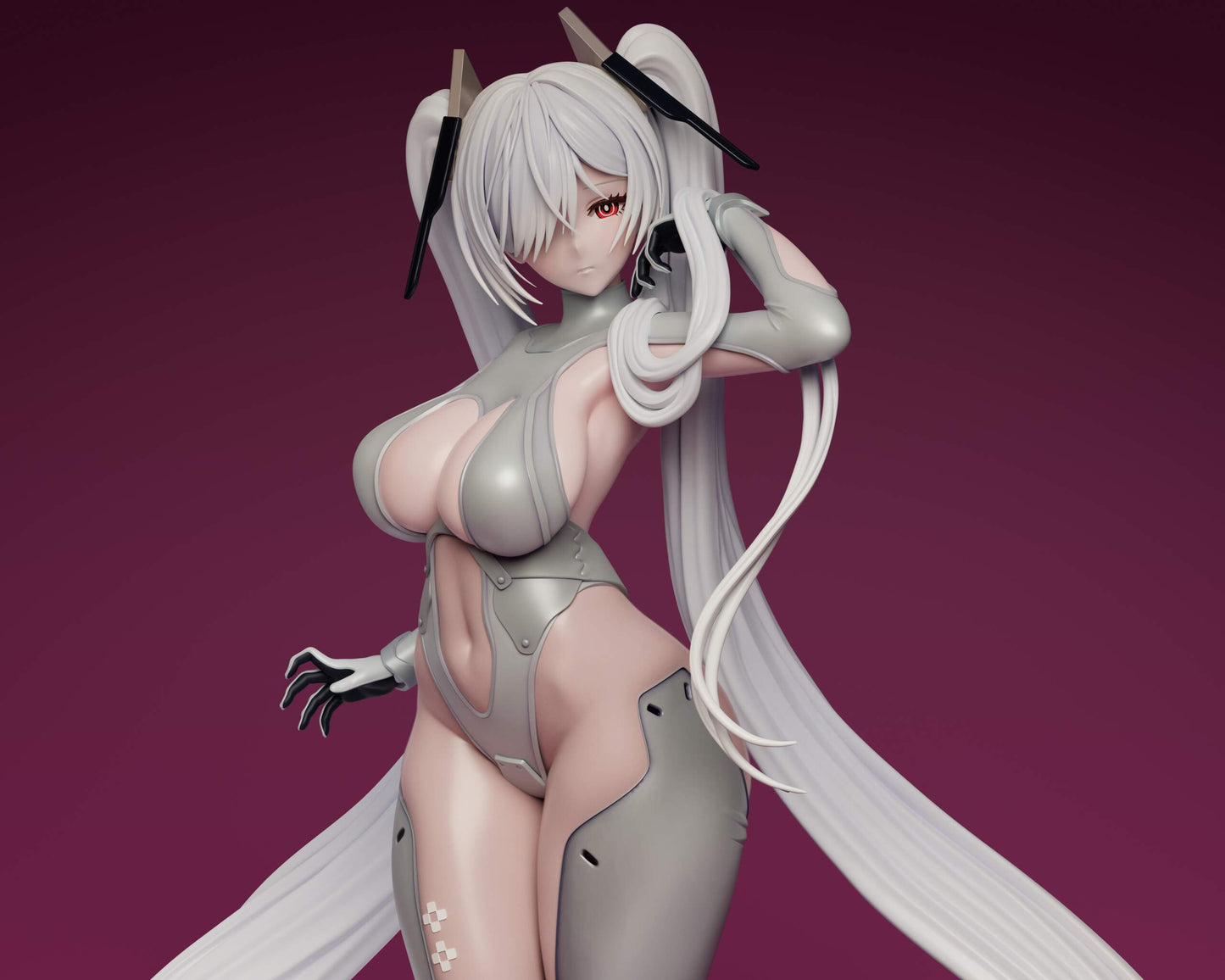 Cinderella Goddess of Victory: NIKKE Sculpture (75mm to 500mm) - Unassembled/Unpainted/3D Print
