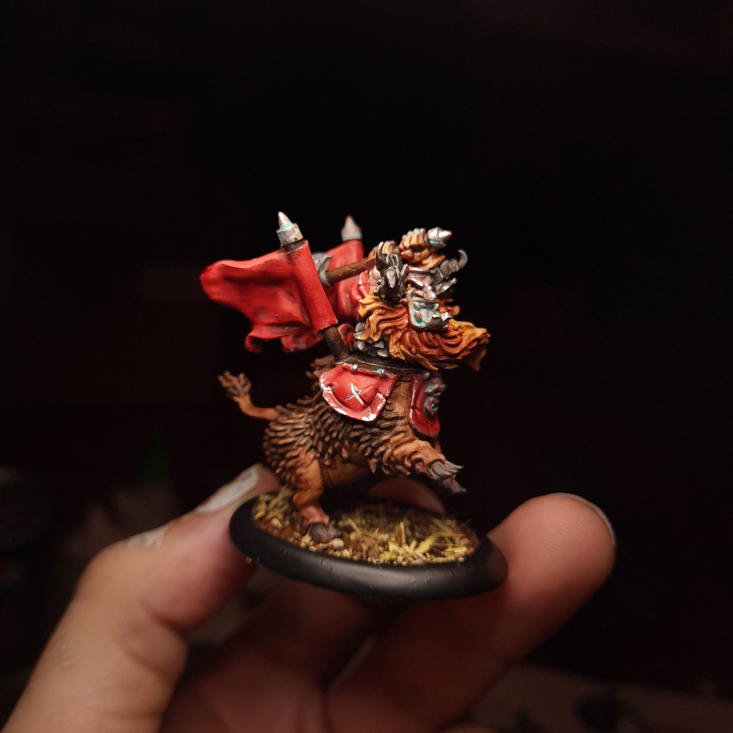 Dark Dwarf Boar Centaur Champion - TTRPG - Wargaming - Dungeons and Dragons
